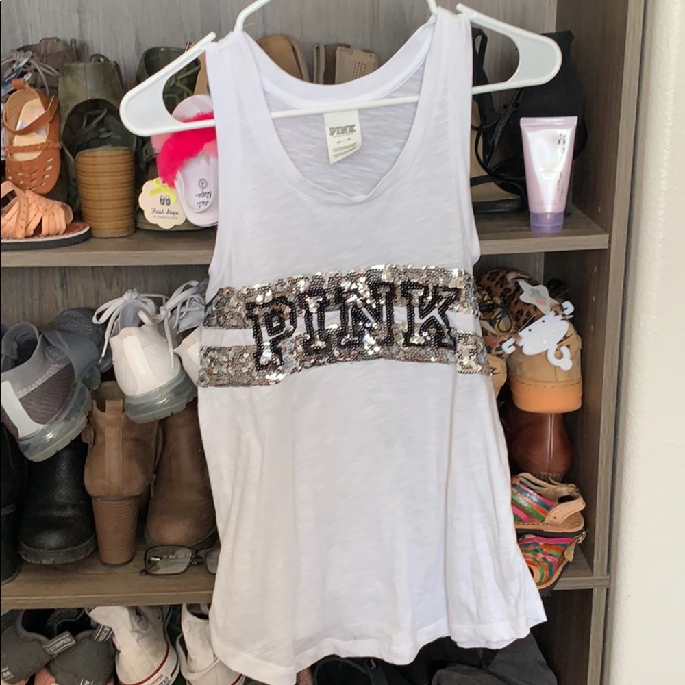 PINK sequence tanktop